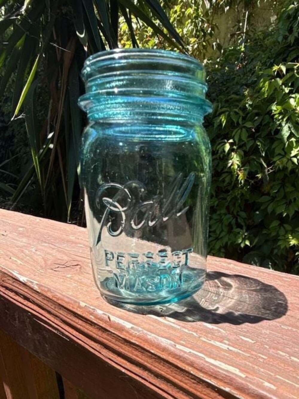Set of 5 Vintage Blue Ball Perfect Mason Jars, Various Numbers, No Lids - Picture 7 of 12